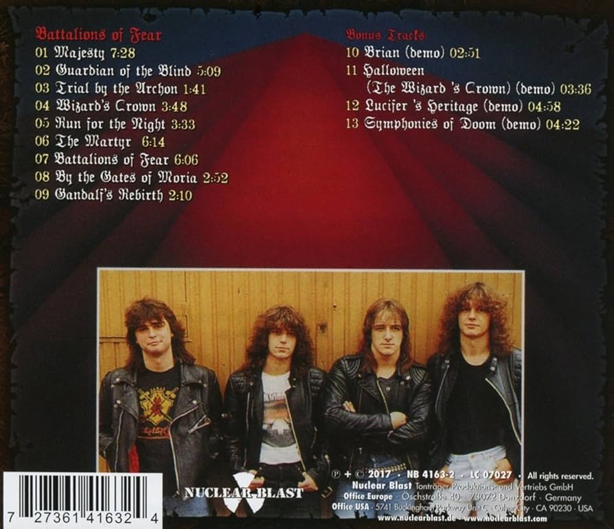 その他 Batallions of Fear [CD] Blind Guardian – Battalions Of Fear | Releases | Discogs